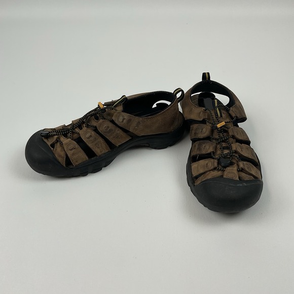 Keen Other - Keen Newport Hiking Sandals Men's 11.5 Waterproof Leather Brown Black Outdoor